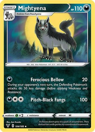 Mightyena - 104/185 [SWSH04: Vivid Voltage] Reverse Holofoil