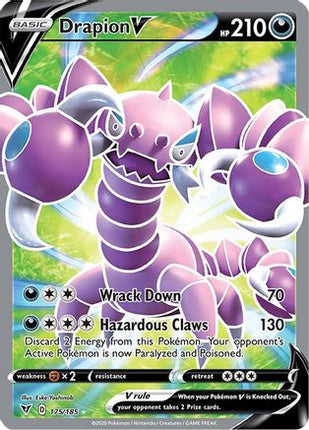 Drapion V (Full Art) - 175/185 [SWSH04: Vivid Voltage] Holofoil