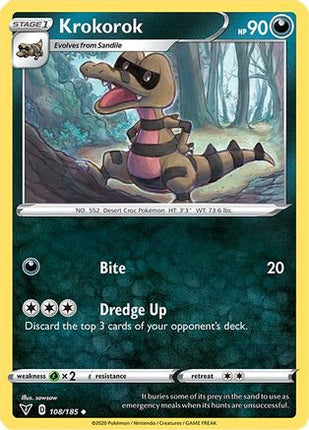 Krokorok - 108/185 [SWSH04: Vivid Voltage]