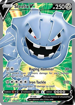 Steelix V (Full Art) - 176/185 [SWSH04: Vivid Voltage] Holofoil