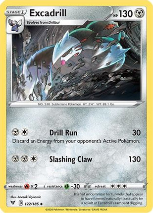 Excadrill - 122/185 [SWSH04: Vivid Voltage]