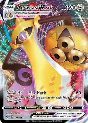 Aegislash VMAX - 127/185 [SWSH04: Vivid Voltage] Holofoil