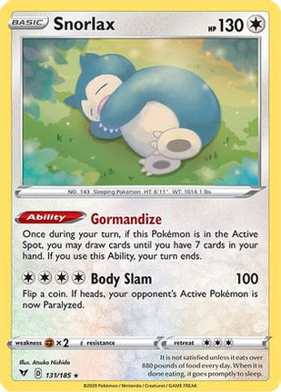 Snorlax - 131/185 [SWSH04: Vivid Voltage] Holofoil