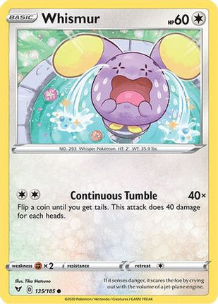 Whismur - 135/185 [SWSH04: Vivid Voltage] Reverse Holofoil