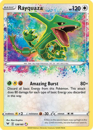 Rayquaza - 138/185 [SWSH04: Vivid Voltage] Holofoil