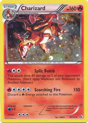 Charizard - 19/113 (Cosmos Holo) [Miscellaneous Cards & Products] Holofoil