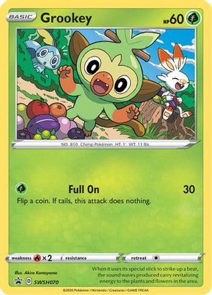 Grookey - SWSH070 - SWSH070/null [SWSH: Sword & Shield Promo Cards] Holofoil