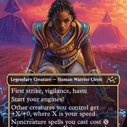 Samut, the Driving Force (Borderless) [Aetherdrift] Foil
