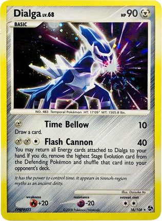 Dialga - 16/106 (Cosmos Holo) [Deck Exclusives] Holofoil