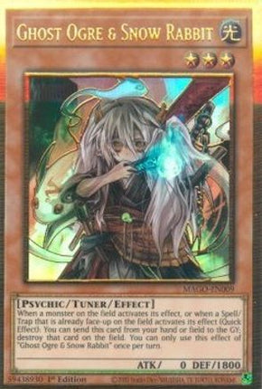 Ghost Ogre & Snow Rabbit (Premium Gold Rare) [MAGO-EN009] 1st Edition