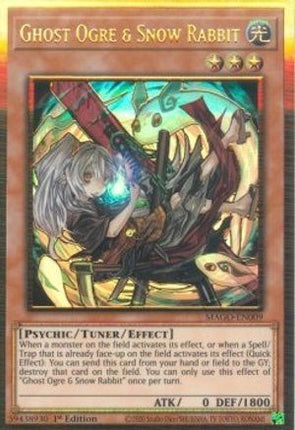 Ghost Ogre & Snow Rabbit (Alternate Art) (Premium Gold Rare) [MAGO-EN009] 1st Edition
