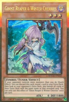 Ghost Reaper & Winter Cherries (Premium Gold Rare) [MAGO-EN010] 1st Edition