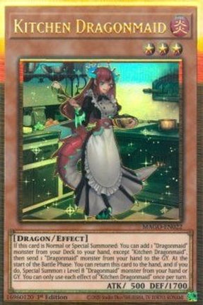 Kitchen Dragonmaid (Premium Gold Rare) [MAGO-EN022] 1st Edition