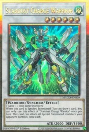 Stardust Charge Warrior (Premium Gold Rare) [MAGO-EN029] 1st Edition