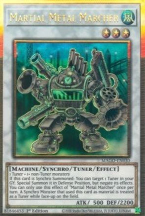Martial Metal Marcher (Premium Gold Rare) [MAGO-EN030] 1st Edition