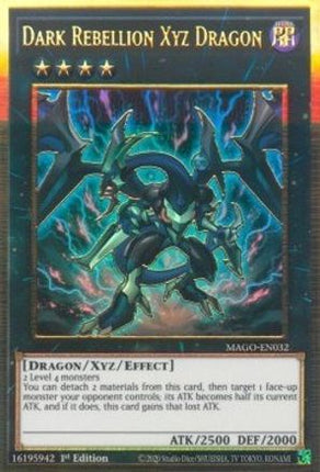 Dark Rebellion Xyz Dragon (Premium Gold Rare) [MAGO-EN032] 1st Edition
