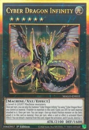 Cyber Dragon Infinity (Premium Gold Rare) [MAGO-EN033] 1st Edition