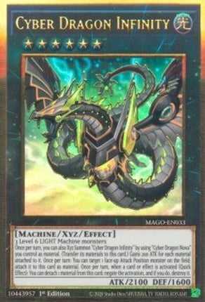 Cyber Dragon Infinity (Alternate Art) (Premium Gold Rare) [MAGO-EN033] 1st Edition