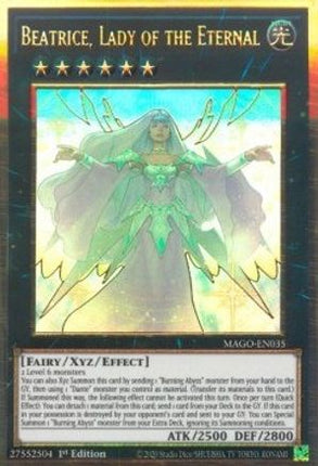 Beatrice, Lady of the Eternal (Premium Gold Rare) [MAGO-EN035] 1st Edition