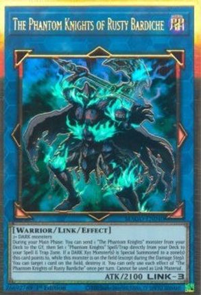 The Phantom Knights of Rusty Bardiche (Premium Gold Rare) [MAGO-EN040] 1st Edition