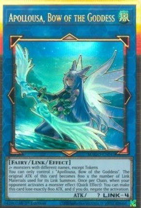 Apollousa, Bow of the Goddess (Alternate Art) (Premium Gold Rare) [MAGO-EN041] 1st Edition