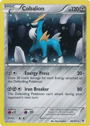 Cobalion - 84/101 (Cosmos Holo) [Blister Exclusives] Holofoil