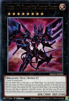 Number 107: Galaxy-Eyes Tachyon Dragon (Rare) [MAGO-EN062] 1st Edition