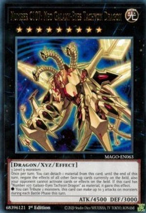 Number C107: Neo Galaxy-Eyes Tachyon Dragon (Rare) [MAGO-EN063] 1st Edition
