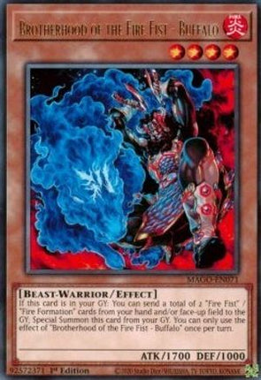 Brotherhood of the Fire Fist - Buffalo (Rare) [MAGO-EN071] 1st Edition