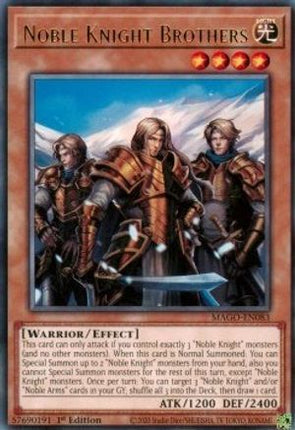 Noble Knight Brothers (Rare) [MAGO-EN083] 1st Edition