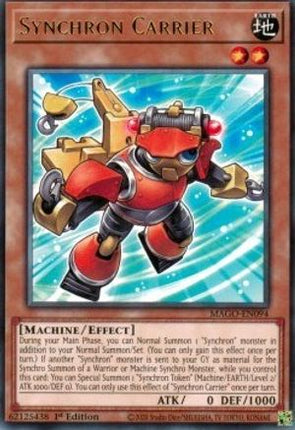 Synchron Carrier (Rare) [MAGO-EN094] 1st Edition
