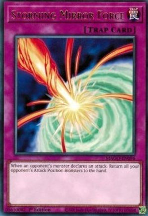 Storming Mirror Force (Rare) [MAGO-EN096] 1st Edition