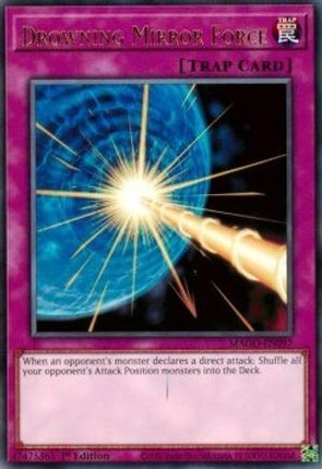 Drowning Mirror Force (Rare) [MAGO-EN097] 1st Edition
