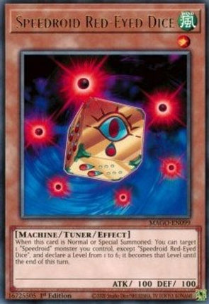 Speedroid Red-Eyed Dice [MAGO-EN099] Rare