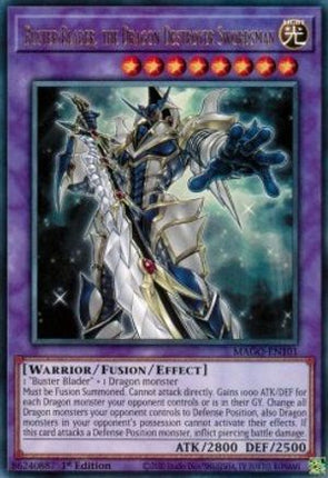 Buster Blader, the Dragon Destroyer Swordsman (Rare) [MAGO-EN101] 1st Edition