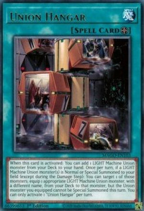 Union Hangar (Rare) [MAGO-EN103] 1st Edition
