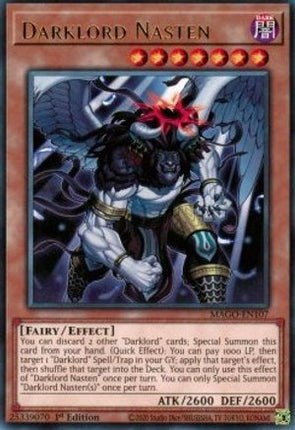 Darklord Nasten (Rare) [MAGO-EN107] 1st Edition