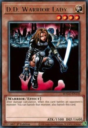 D.D. Warrior Lady (Rare) [MAGO-EN110] 1st Edition