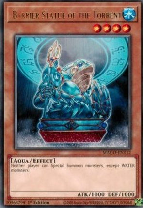 Barrier Statue of the Torrent (Rare) [MAGO-EN112] 1st Edition