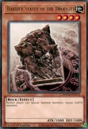Barrier Statue of the Drought (Rare) [MAGO-EN115] 1st Edition