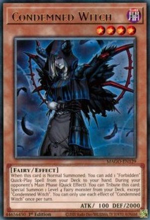 Condemned Witch (Rare) [MAGO-EN129] 1st Edition