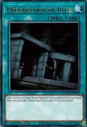 Preparation of Rites (Rare) [MAGO-EN144] 1st Edition