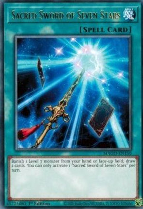 Sacred Sword of Seven Stars (Rare) [MAGO-EN150] 1st Edition