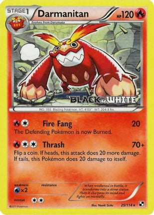 Darmanitan - 25/114 (Prerelease) [Black and White Promos] Holofoil