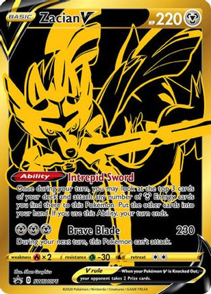 Zacian V - SWSH076 - SWSH076/null [SWSH: Sword & Shield Promo Cards] Holofoil