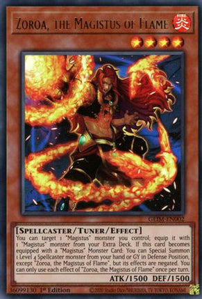 Zoroa, the Magistus of Flame (Ultra Rare) [GEIM-EN002] 1st Edition