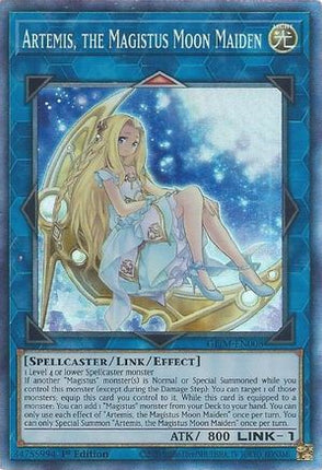 Artemis, the Magistus Moon Maiden (CR) (Collector's Rare) [GEIM-EN008] 1st Edition