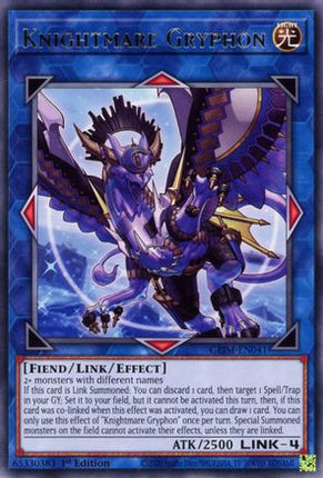 Knightmare Gryphon (Rare) [GEIM-EN041] 1st Edition