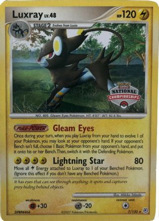 Luxray - 7/130 (National Championships) [League & Championship Cards]