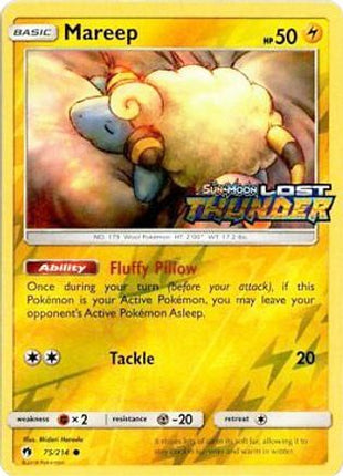 Mareep - 75/214 (Toys R Us Promo) [Miscellaneous Cards & Products] Reverse Holofoil